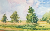 Живопись. Акварель, бумага.